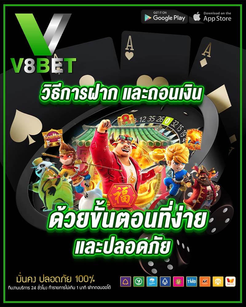 วิธีการฝาก และถอนเงิน